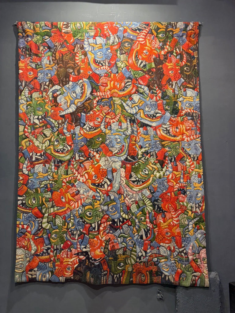 Ismael Vargas – Máscaras / Gobelino sobre tela – 210 x 290 cm – 1/1