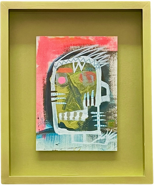 LuIs Guillermo Gonzalez - Ofrenda a la tierra / Acrilico y vinil sobre papel14.5 x 20.5 cm - 14.5 x  20.5 cm