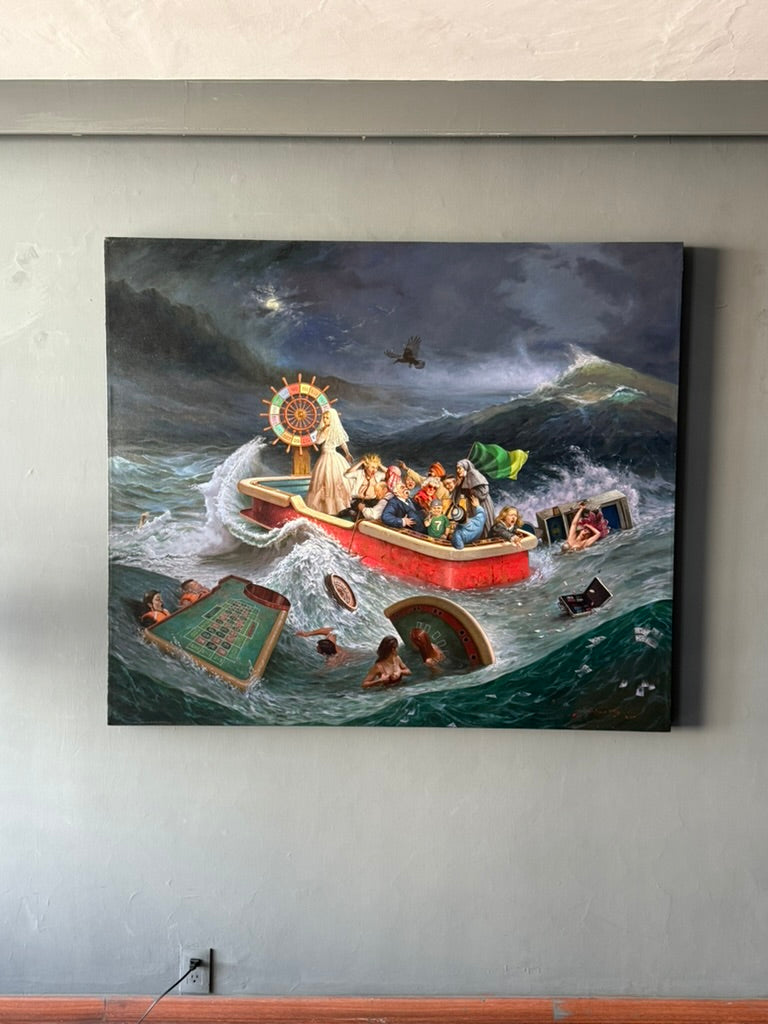 Diego Ayala – Naufragio / Óleo sobre tela – 140 x 120 cm – 1/1