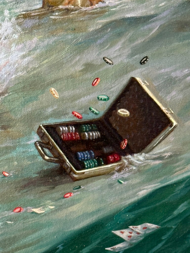 Diego Ayala – Naufragio / Óleo sobre tela – 140 x 120 cm – 1/1