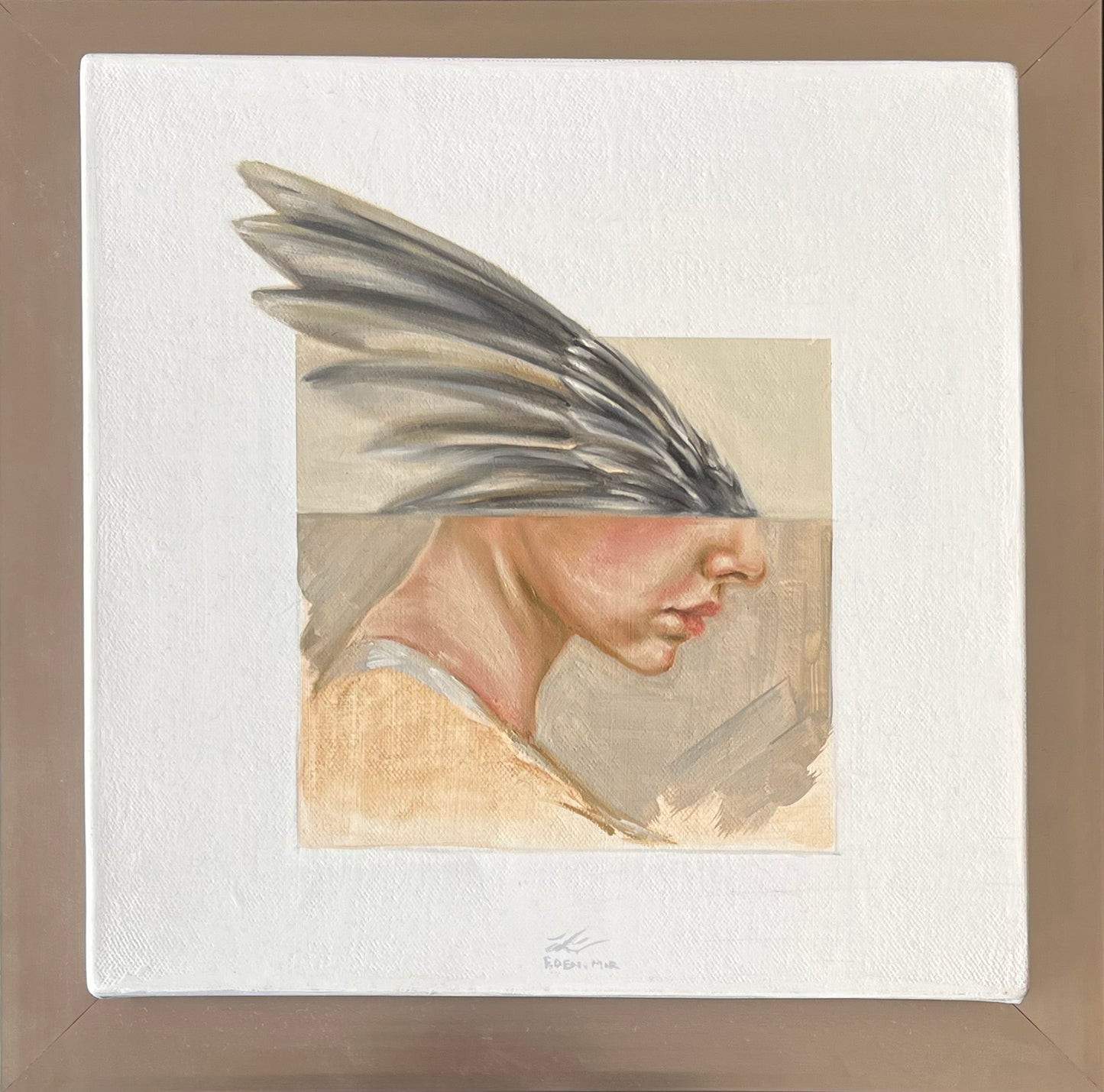 Eden Mir  – ANGELUS II / Óleo sobre Tela – 30 x 30 cm – 1/1
