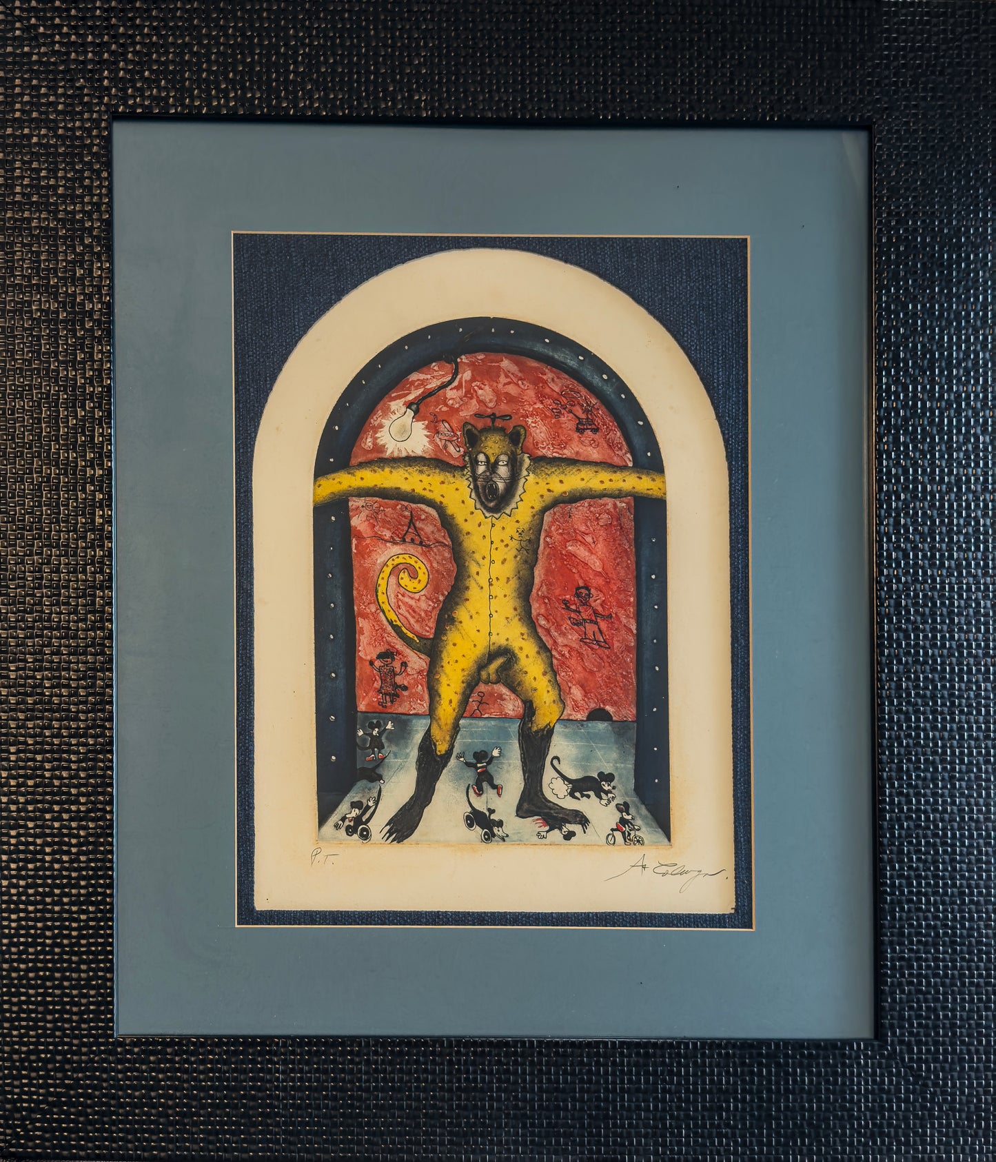 Lote 15 - Alejandro Colunga - S/T (P/A) / Grabado - 47 x 35 cm