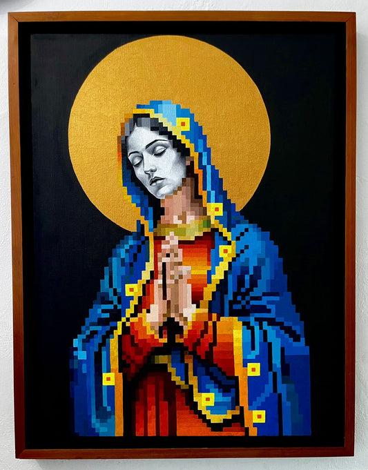 Lote AD5 / Alejandro Martínez - Prometiste estar en las malas / Óleo sobre tela - 90 x 60 cm