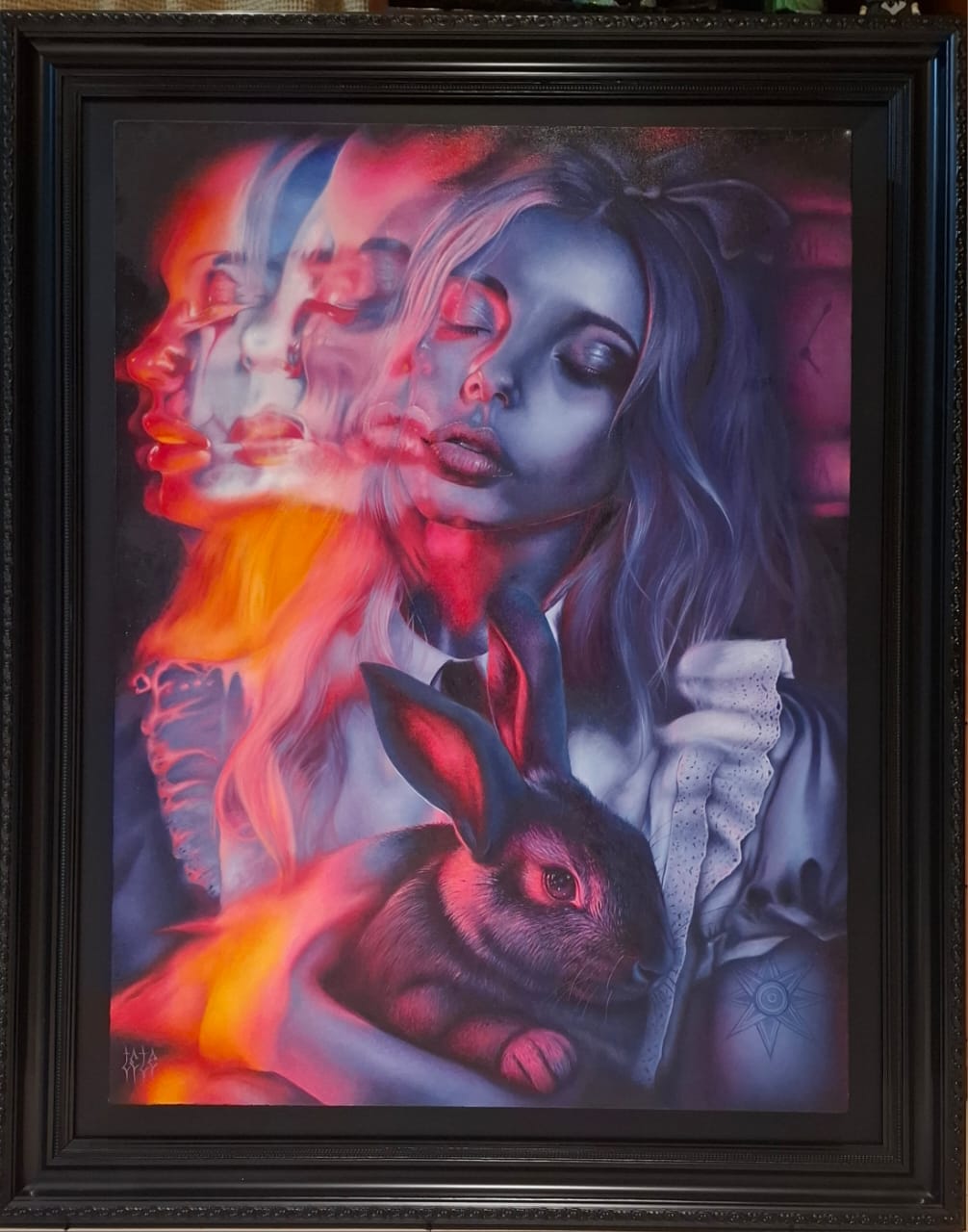 Tete Hernández – MEMORIAS DE LA CAÍDA  / Óleo  sobre Tela  – 80  x 60  cm – 1/1