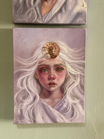 Rosario Lazcano – Lo que camina sin defensa / Óleo sobre tela – 30 x 40 cm – 1/1