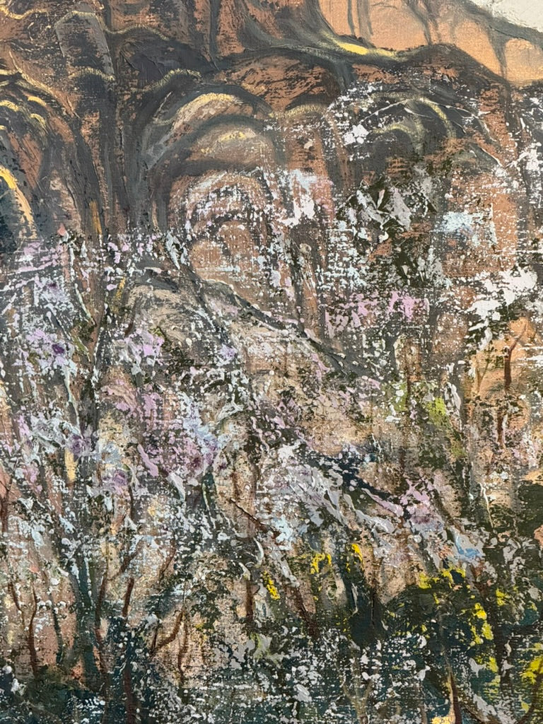 Bruno Schwebel – Tepozteco / Óleo sobre tela – 150 x 70 cm – 1/1