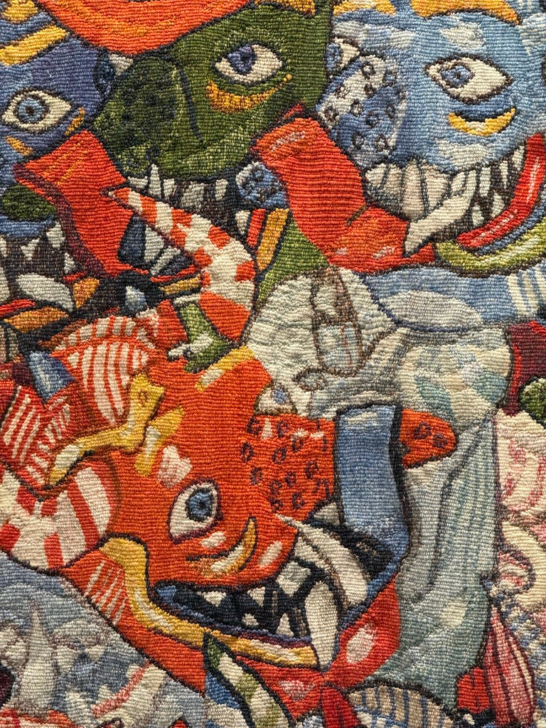 Ismael Vargas – Máscaras / Gobelino sobre tela – 210 x 290 cm – 1/1