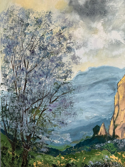 Bruno Schwebel – Tepozteco / Óleo sobre tela – 150 x 70 cm – 1/1