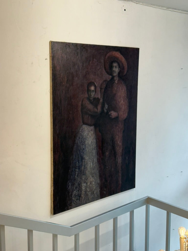 Pablo Rulfo – En la tierra / Mixta sobre tela – 140 x 190 cm – 1/1