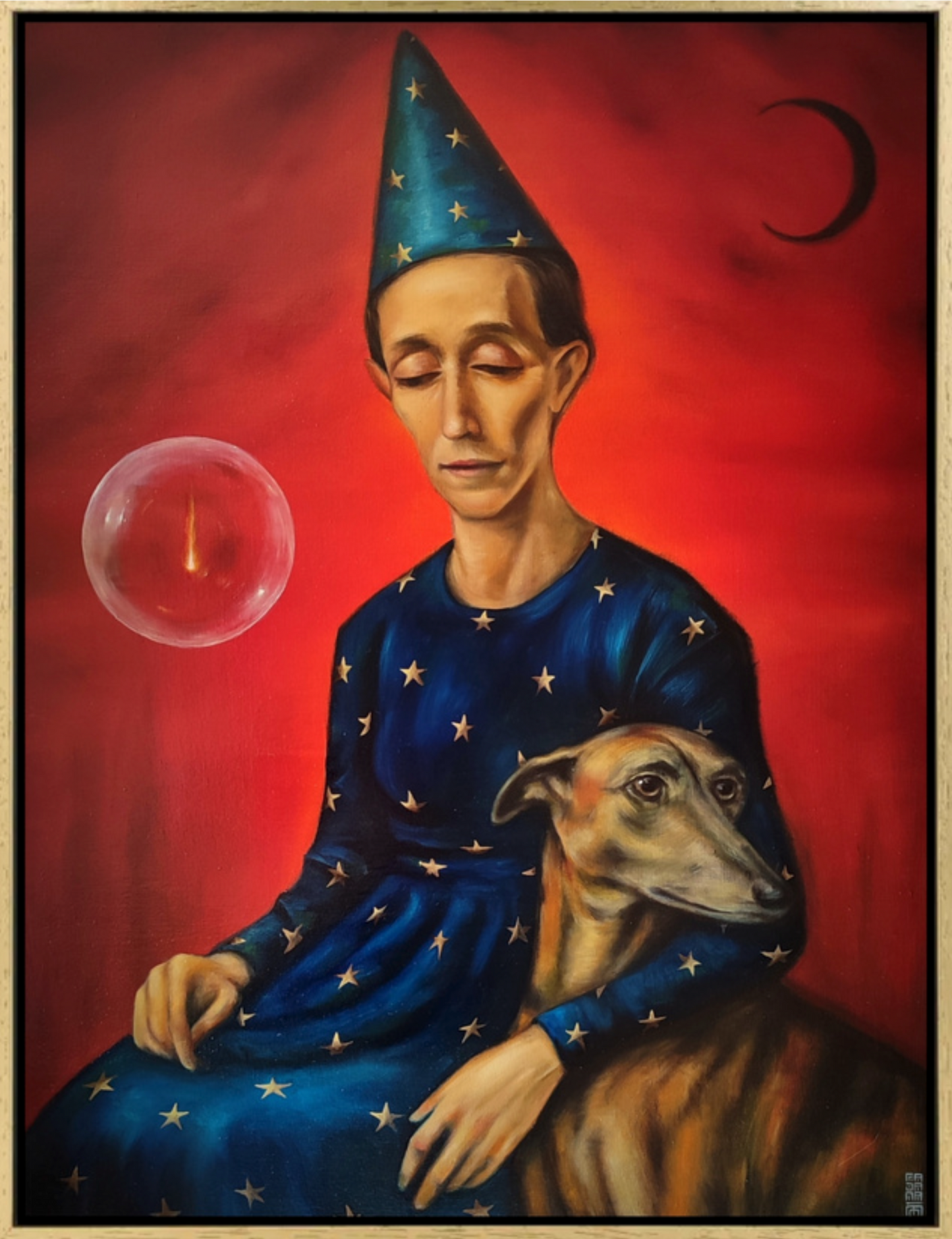 Lote 48 - Antonio Fajama - Nahuala Ciega / Óleo sobre tela - 90 x 70 cm