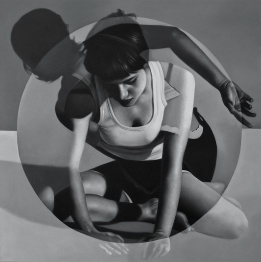 Lote 30: Paulina Goca - Surgir / Óleo sobre tela  - 90 x 90 cm