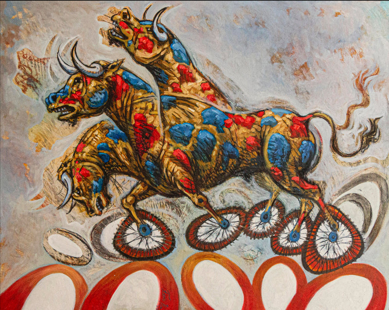 José Luis Malo – Toricleto / Óleo  sobre tela – 100 x 80 cm – 1/1