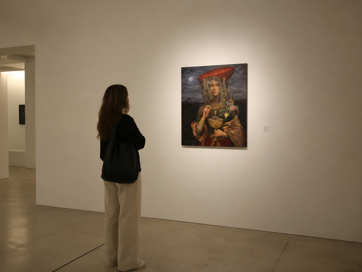 Armando Martinez – Un nuevo amanecer espiritual / Óleo  sobre tela – 65 x 75 cm – 1/1