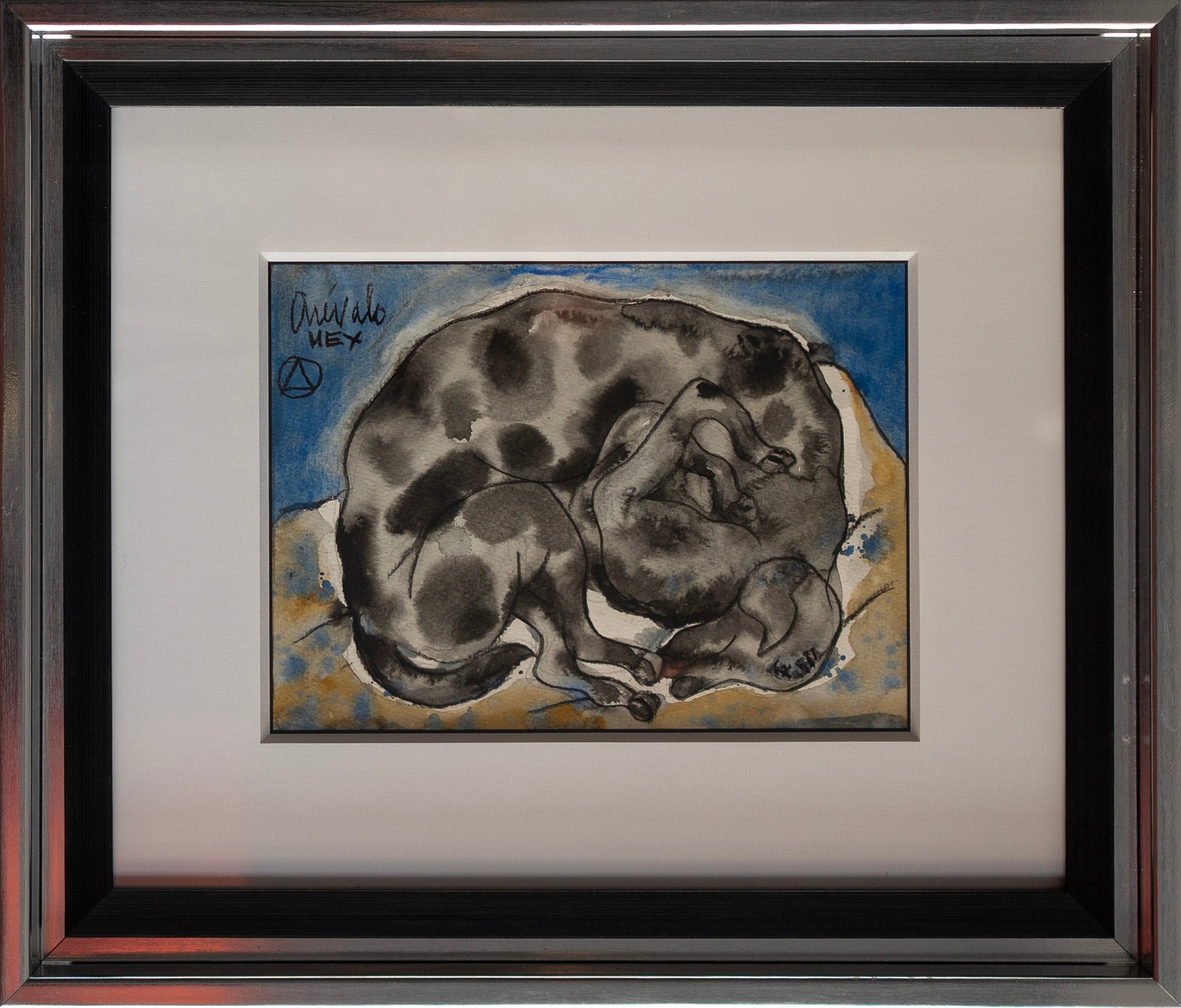Javier Arévalo – El sueño de mi amigo / Acuarela  sobre papel – 31 x 23 cm – 1/1