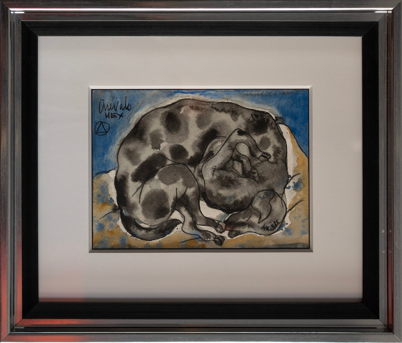 Javier Arévalo – El sueño de mi amigo / Acuarela  sobre papel – 31 x 23 cm – 1/1