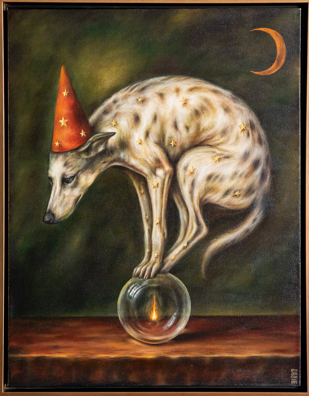Antonio Fajama – La noche oscura del alma / Óleo sobre tela – 70 x 90 cm – 1/1