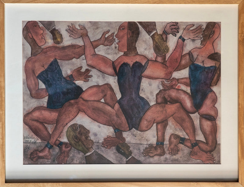 Javier Arévalo – ST El baile / Serigrafía sobre papel – 75 x 56 cm – 20/25