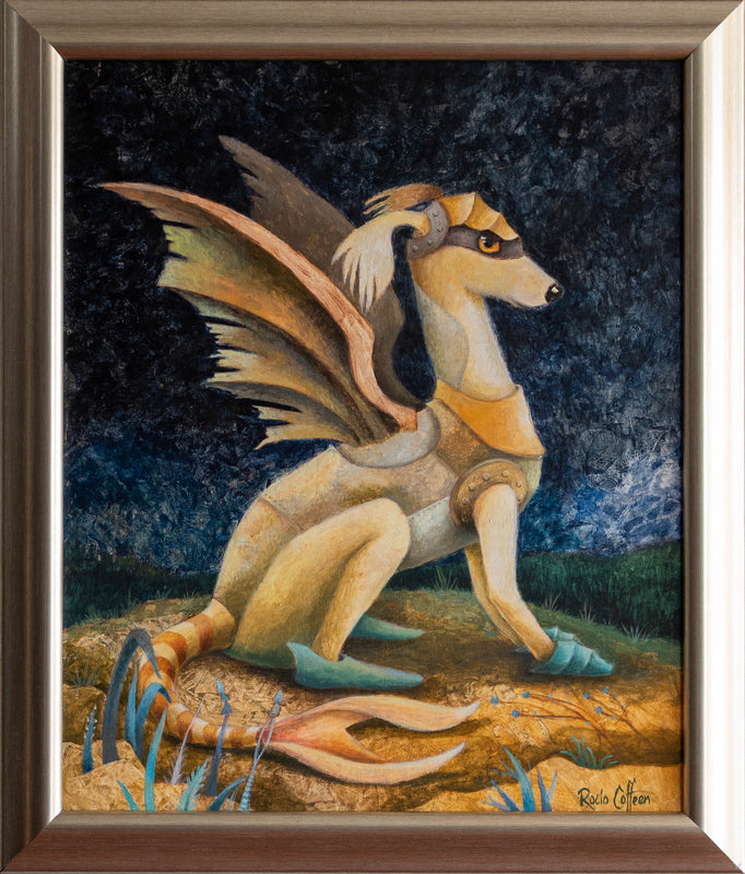 Rocio Coffeen – Rex / Mixta sobre tela – 50 x 60 cm – 1/1