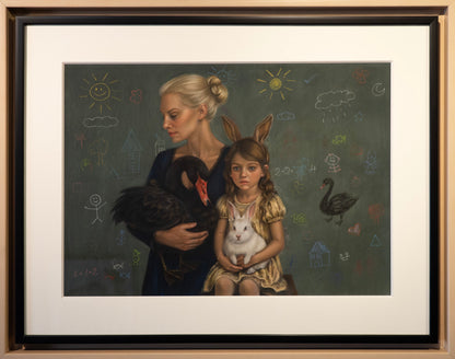 Maite Rojas - Encuentro con la sombra / Pastel sobre pastelmat- 68 x 48 cm - 1/1