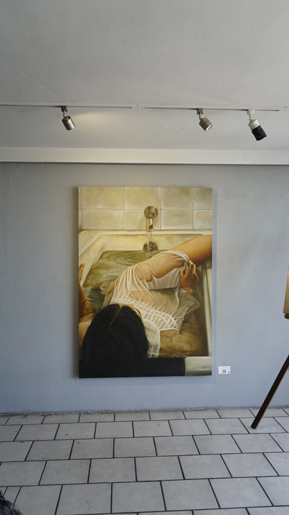 Josue Jimenez - Nayade / Óleo sobre tela - 120 x 170 cm