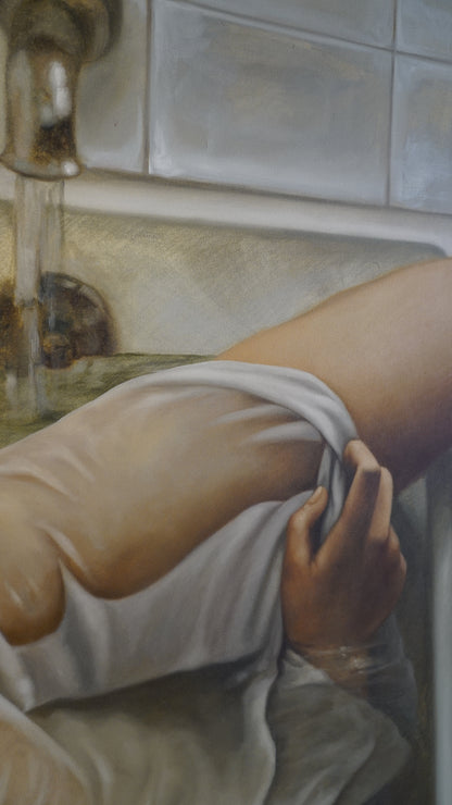 Josue Jimenez - Nayade / Óleo sobre tela - 120 x 170 cm
