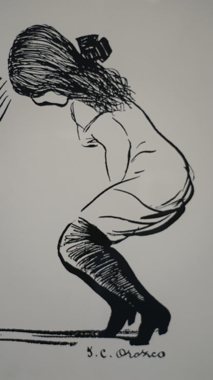 José Clemente Orozco - Un Triunfo / Serigrafía sobre papel - 50 x 35 cm - 1/1