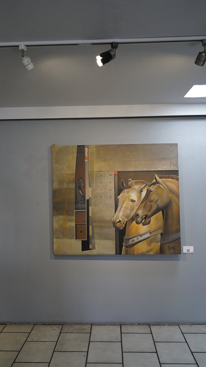 Vito Asencio - Equina evocacion / Acrílico sobre tela - 140 x 120 cm