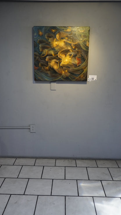 Armando Martinez – La sabiduría / Óleo sobre tela – 70 x 70 cm – 1/1