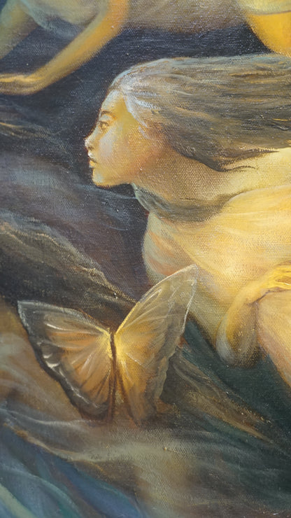 Armando Martinez – La sabiduría / Óleo sobre tela – 70 x 70 cm – 1/1