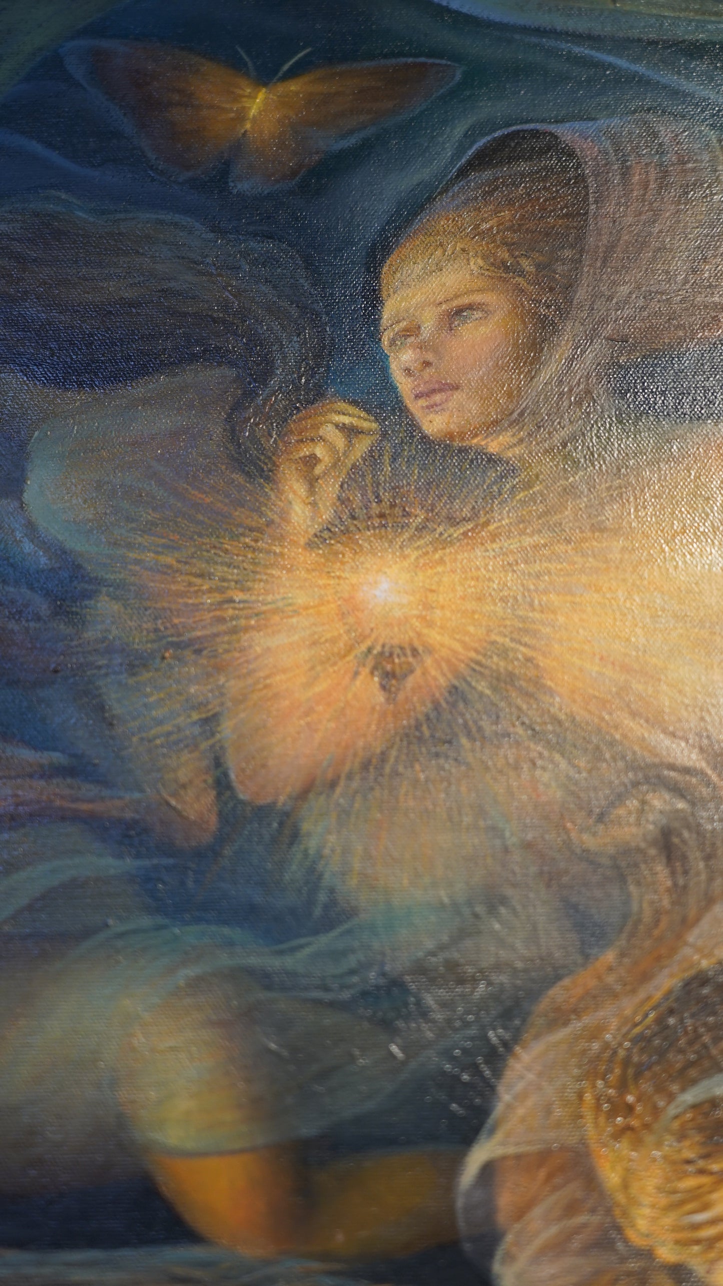 Armando Martinez – La sabiduría / Óleo sobre tela – 70 x 70 cm – 1/1