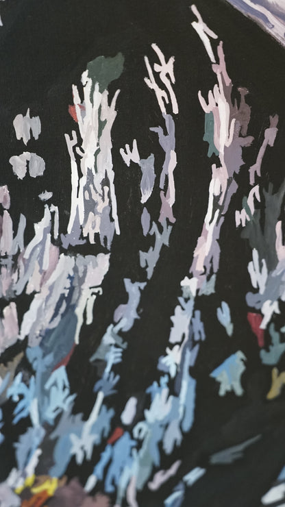 Susana Casiilas - Fosforo / Acrílico sobre tela - 90 x 135 cm