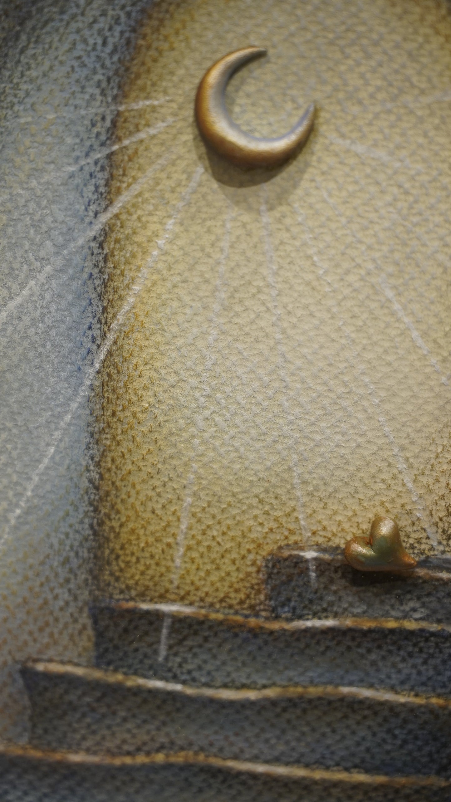 Blanca Garza - Baño de luz / Mixta sobre papel - 25 x 35 cm