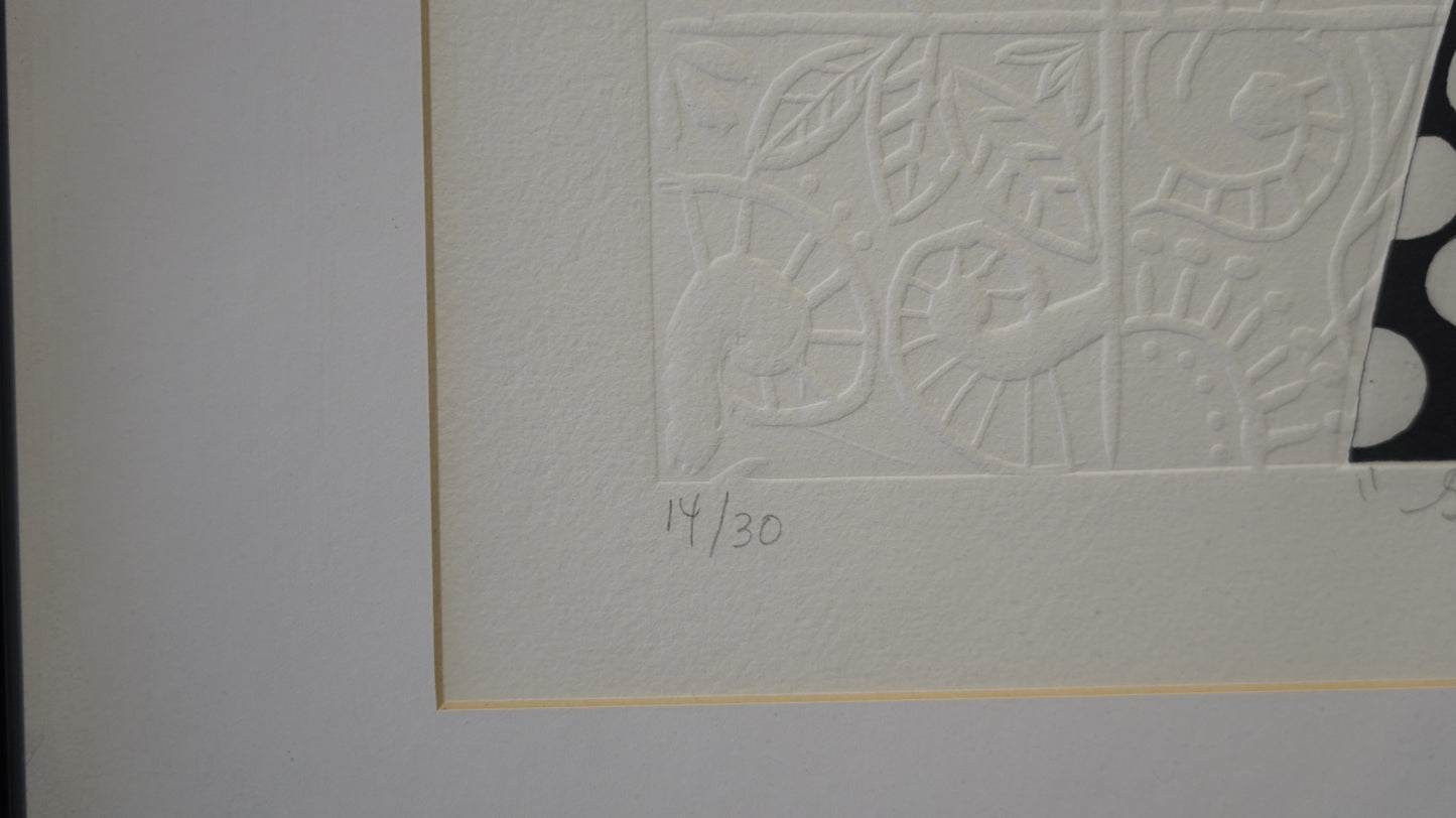 Laura Castellanos – Serenidad / Grabado sobre papel – 39 x 29 cm – 14/30