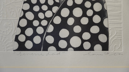 Laura Castellanos – Serenidad / Grabado sobre papel – 39 x 29 cm – 14/30