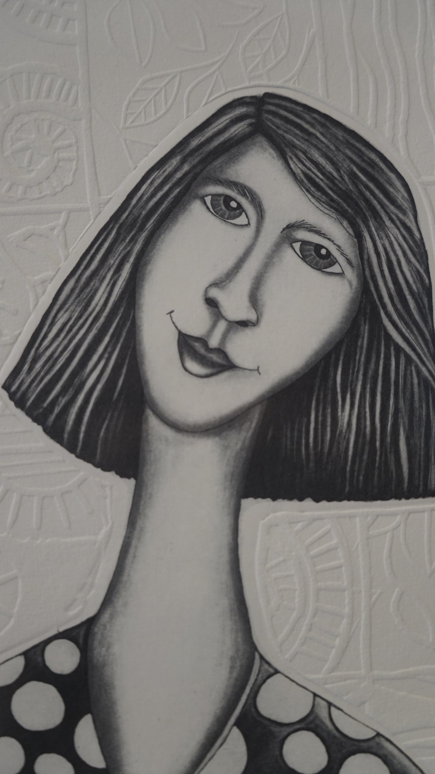Laura Castellanos – Serenidad / Grabado sobre papel – 39 x 29 cm – 14/30