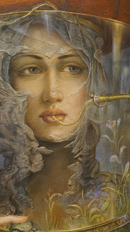 Armando Martinez – Un nuevo amanecer espiritual / Óleo  sobre tela – 65 x 75 cm – 1/1