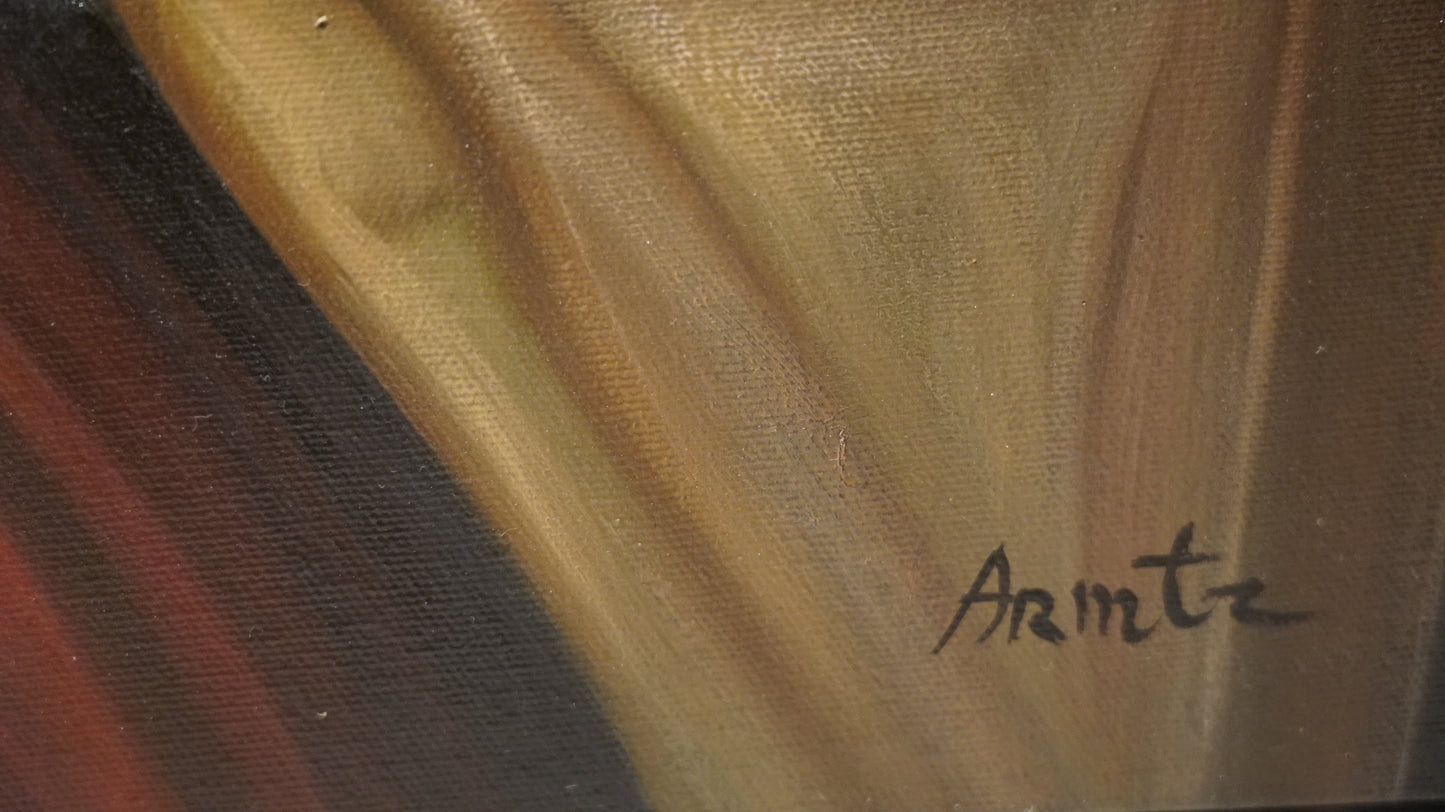 Armando Martinez – Un nuevo amanecer espiritual / Óleo  sobre tela – 65 x 75 cm – 1/1