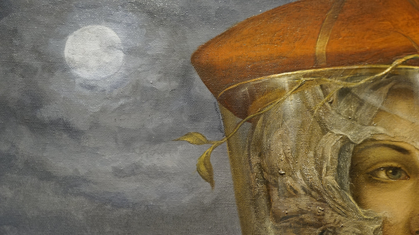 Armando Martinez – Un nuevo amanecer espiritual / Óleo  sobre tela – 65 x 75 cm – 1/1