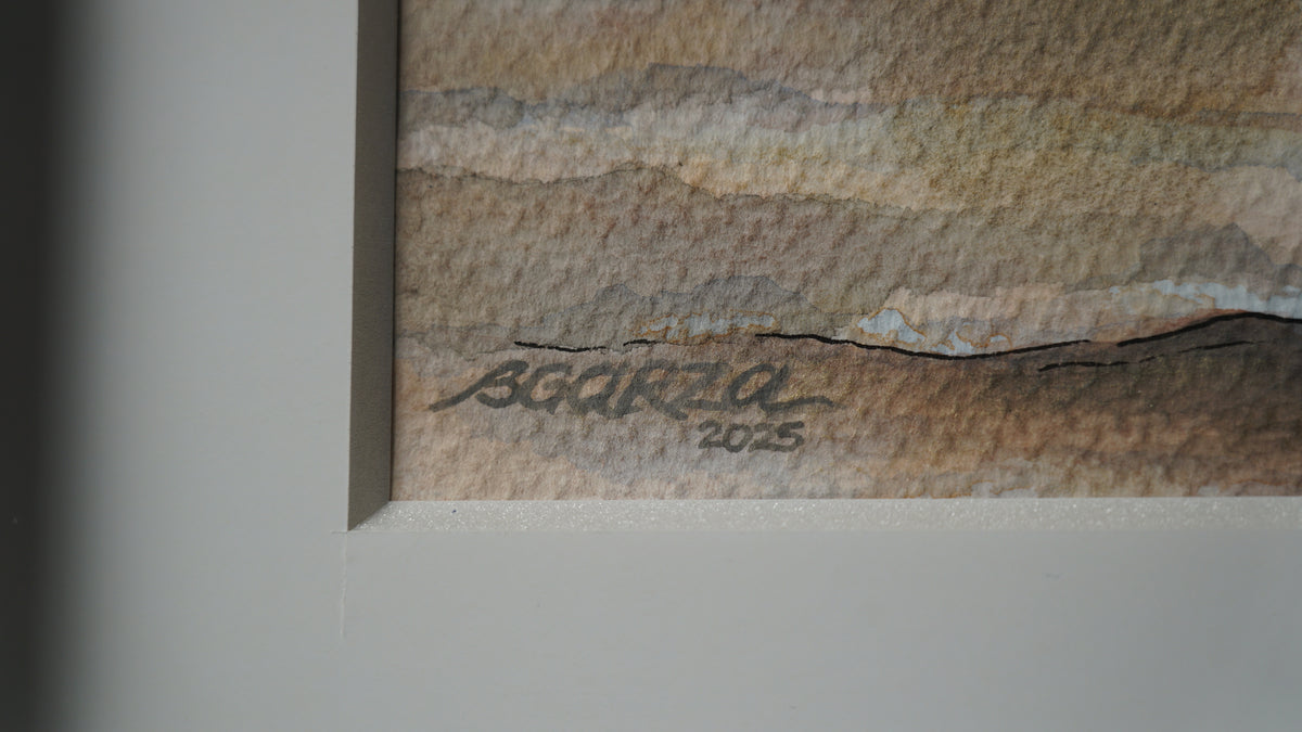 Blanca Garza - Lugar Mágico / Mixta sobre papel - 25 x 34 cm