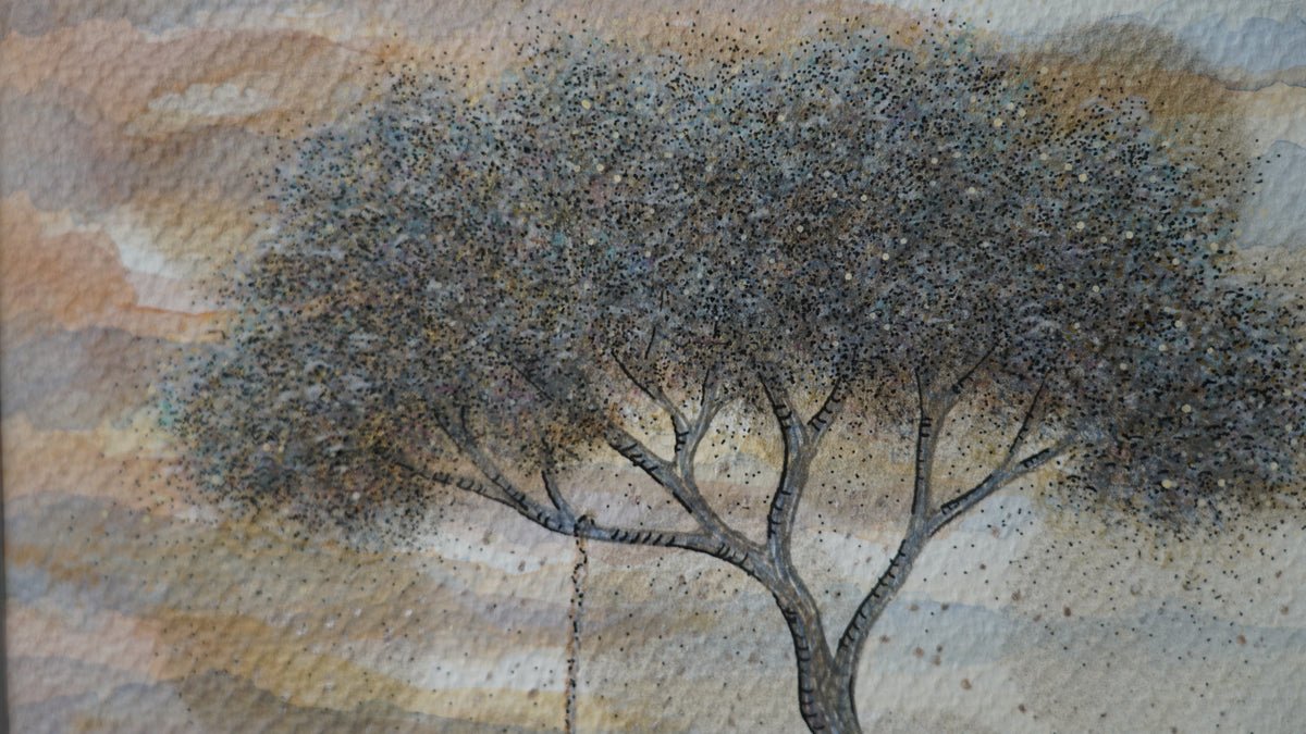 Blanca Garza - Lugar Mágico / Mixta sobre papel - 25 x 34 cm