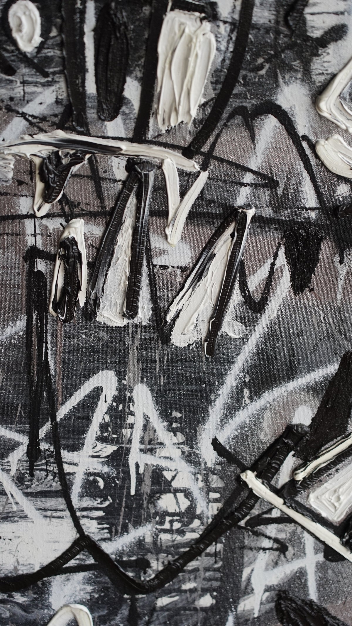 Feng Villalpando  - Algo en el camino / Mixta sobre tela - 100 x 120 cm