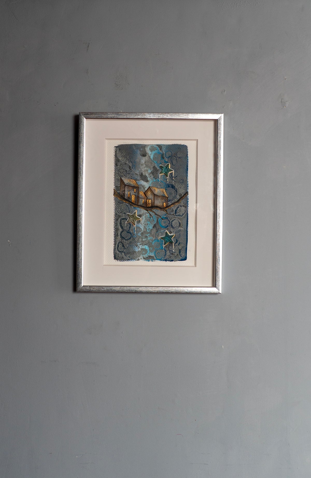 Blanca Garza - Luminoso / Mixta sobre papel - 25 x 34 cm