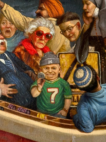 Diego Ayala – Naufragio / Óleo sobre tela – 140 x 120 cm – 1/1