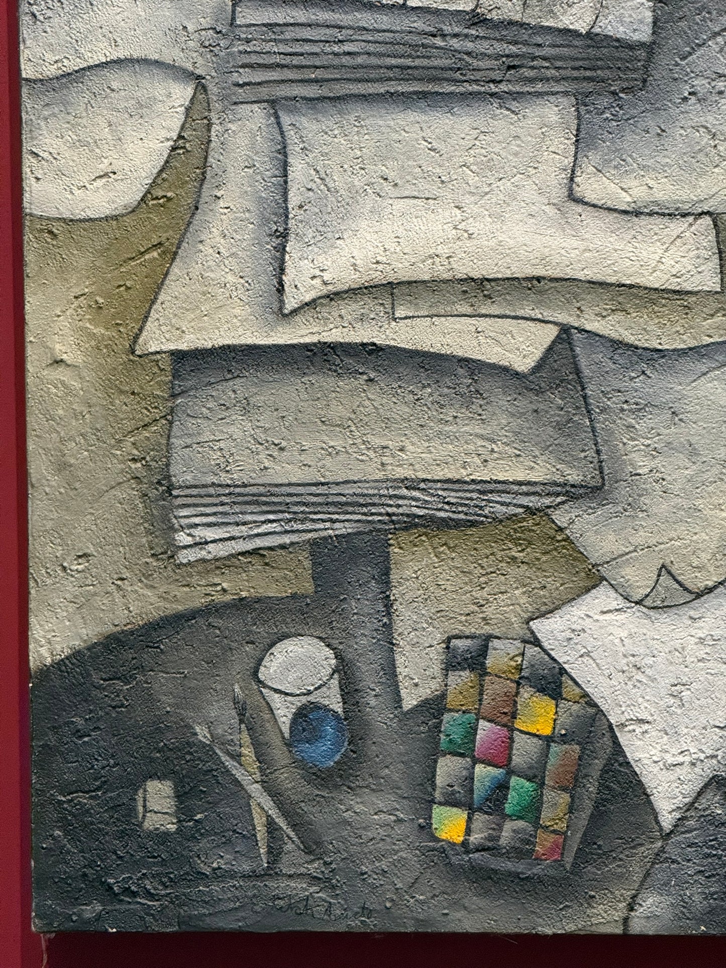 Esteban Arévalo – Autorretrato Esteban / Óleo sobre tela – 150 x 200 cm – 1/1