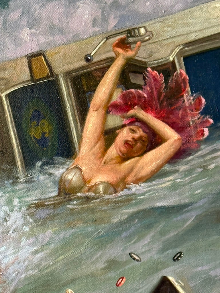 Diego Ayala – Naufragio / Óleo sobre tela – 140 x 120 cm – 1/1