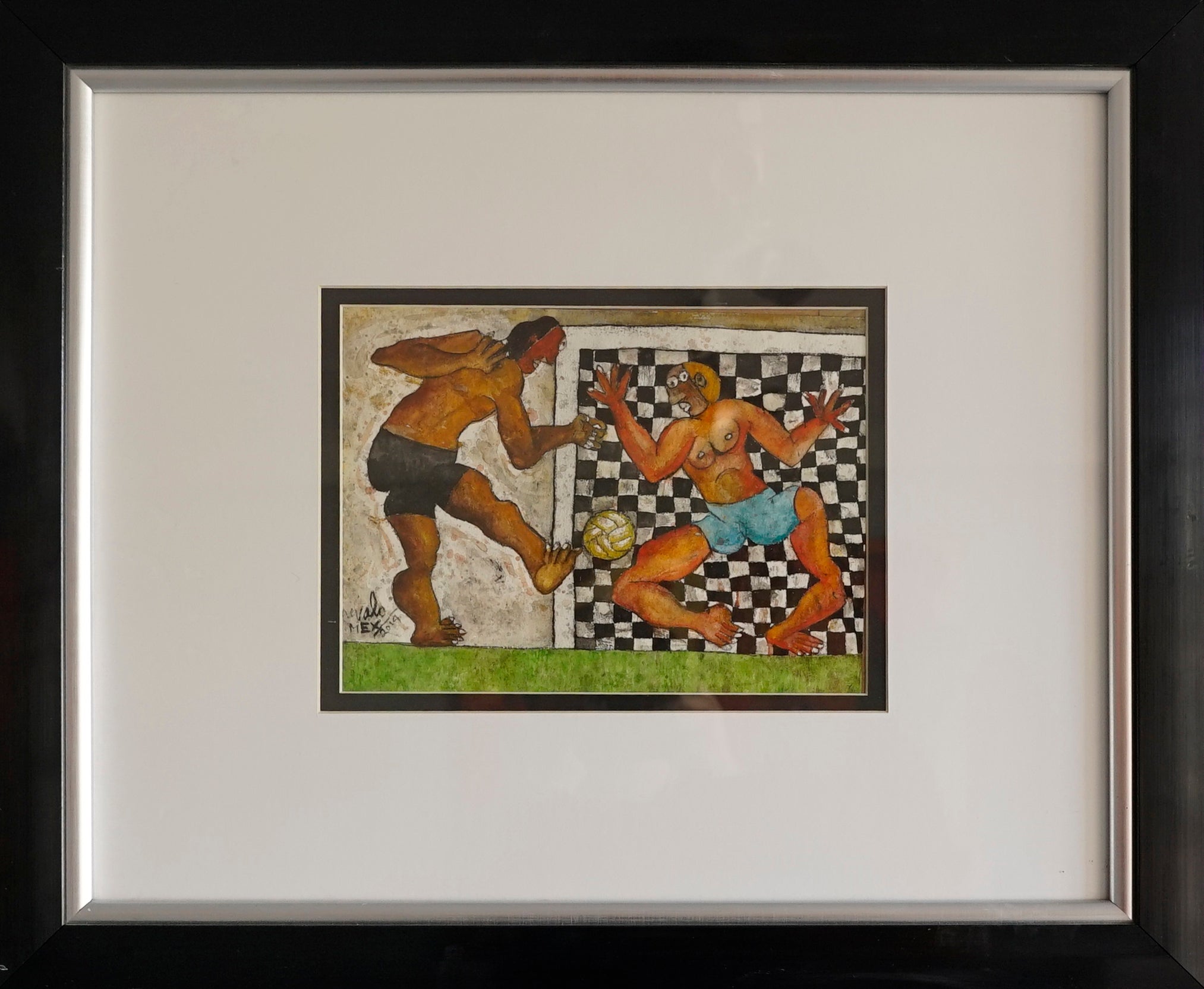 Javier Arévalo – Futbol / Acuarela  sobre papel – 31 x 23 cm – 1/1
