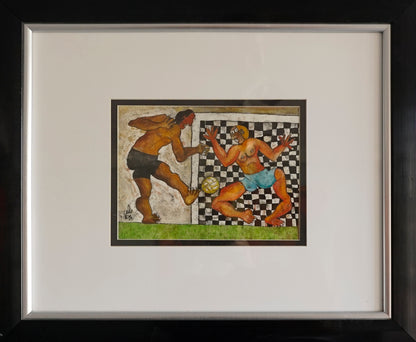 Javier Arévalo – Futbol / Acuarela  sobre papel – 31 x 23 cm – 1/1
