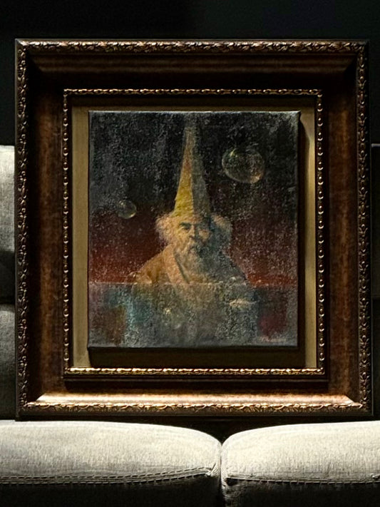 Fernando Garrido - El Buzo / Óleo sobre tela - 39 x 32 cm