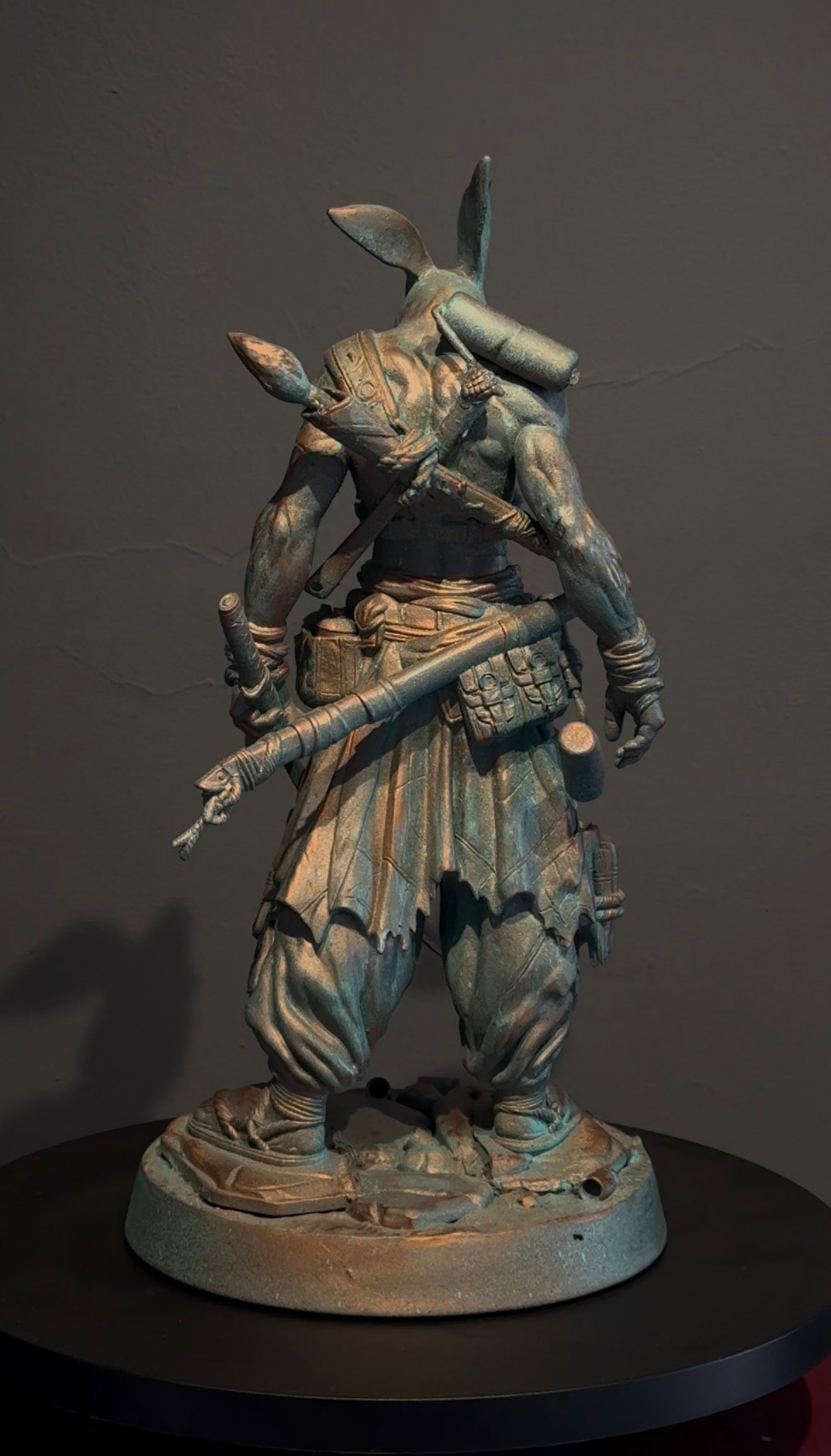 Rafael Orozco  - Ronin Rxbbit 2026 / modelado digital  sobre resina  - 35 x 18 x 15 cm