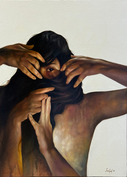 Sara Guel – Glimpse / Óelo  sobre lienzo – 70 x 90 cm – 1/1
